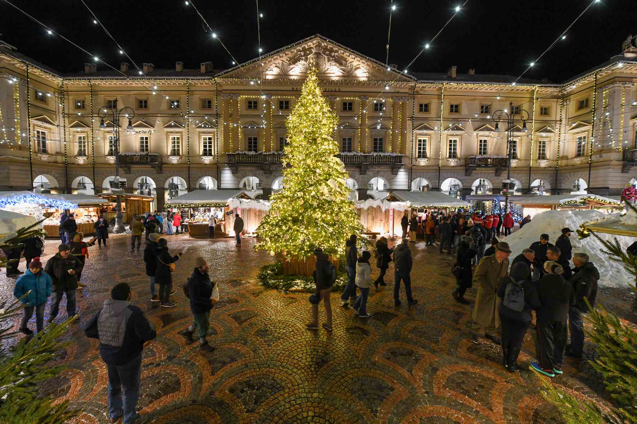 Marché vert Noël