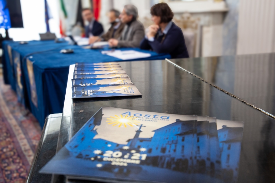 Solstizio d'inverno 2024 e presentazione Aosta 2025 