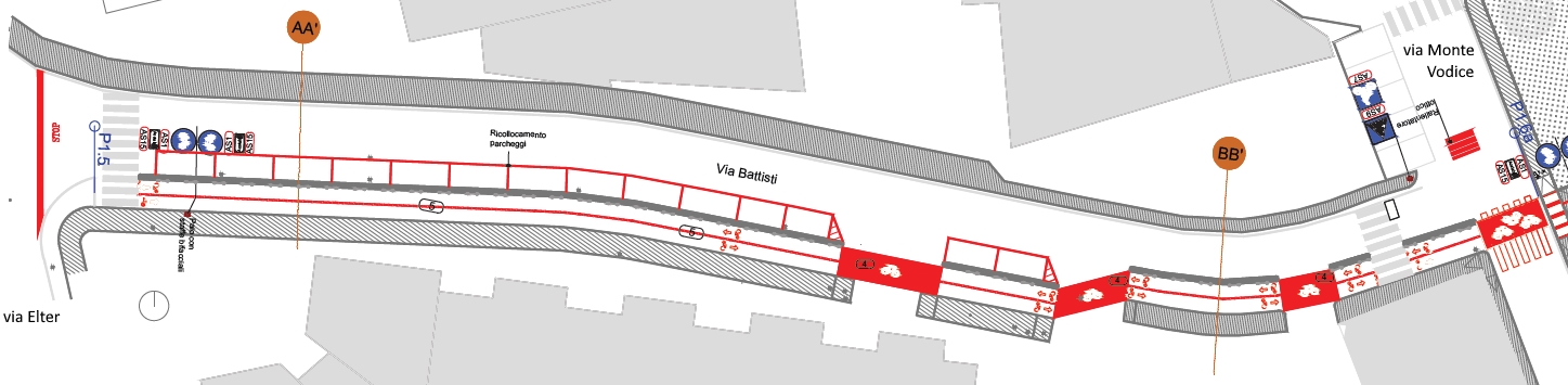 “Aosta in bicicletta”: nuova viabilità in via Battisti